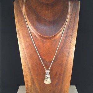 Silpada Hammered Pendant Necklace